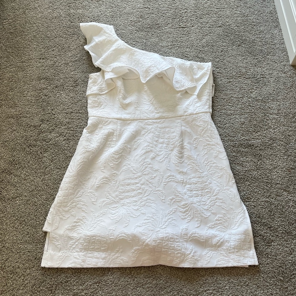 Lilly Pulitzer Kipton One-Shoulder Romper - Picture 4 of 6